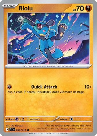 [PKM] Riolu (050/131) [Scarlet & Violet: Prismatic Evolutions]