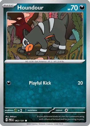 [PKM] Houndour (062/131) [Scarlet & Violet: Prismatic Evolutions]