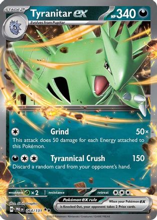 [PKM] Tyranitar ex (064/131) [Scarlet & Violet: Prismatic Evolutions]