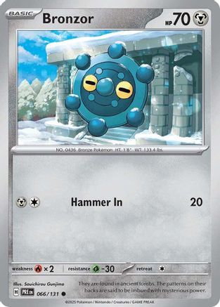 [PKM] Bronzor (066/131) [Scarlet & Violet: Prismatic Evolutions]