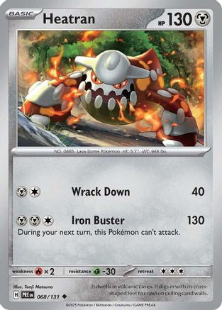 [PKM] Heatran (068/131) [Scarlet & Violet: Prismatic Evolutions]
