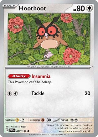 [PKM] Hoothoot (077/131) [Scarlet & Violet: Prismatic Evolutions]