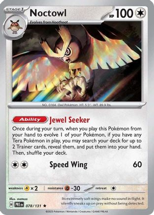 [PKM] Noctowl (078/131) [Scarlet & Violet: Prismatic Evolutions]