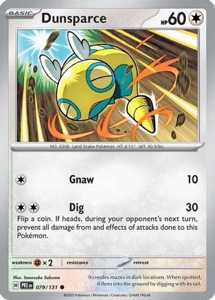 [PKM] Dunsparce (079/131) [Scarlet & Violet: Prismatic Evolutions]