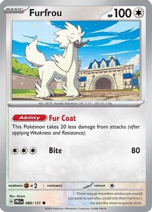 [PKM] Furfrou (088/131) [Scarlet & Violet: Prismatic Evolutions]