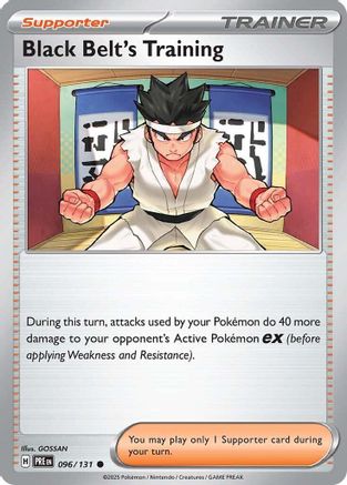 [PKM] Black Belt's Training (096/131) [Scarlet & Violet: Prismatic Evolutions]