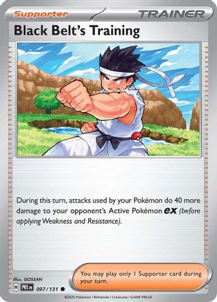 [PKM] Black Belt's Training (097/131) [Scarlet & Violet: Prismatic Evolutions]