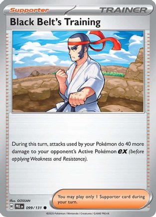 [PKM] Black Belt's Training (099/131) [Scarlet & Violet: Prismatic Evolutions]