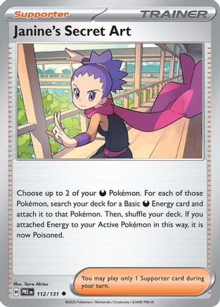 [PKM] Janine's Secret Art (112/131) [Scarlet & Violet: Prismatic Evolutions]