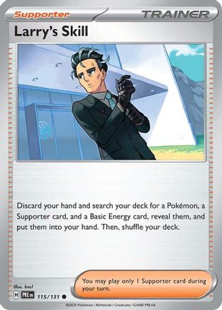 [PKM] Larry's Skill (115/131) [Scarlet & Violet: Prismatic Evolutions]