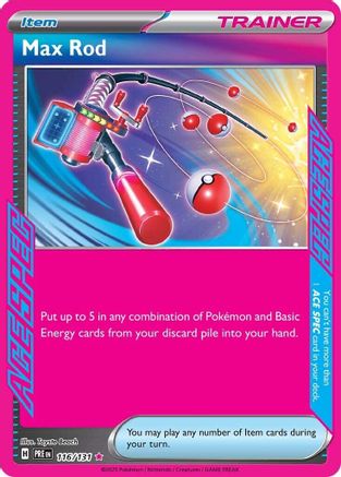 [PKM] Max Rod (116/131) [Scarlet & Violet: Prismatic Evolutions]