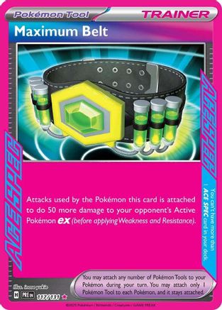 [PKM] Maximum Belt (117/131) [Scarlet & Violet: Prismatic Evolutions]