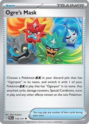 [PKM] Ogre's Mask (118/131) [Scarlet & Violet: Prismatic Evolutions]