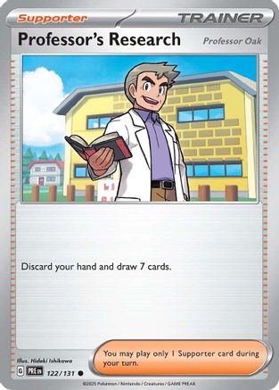 [PKM] Professor's Research (122/131) [Professor Oak] [Scarlet & Violet: Prismatic Evolutions]