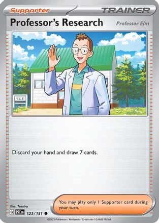 [PKM] Professor's Research (123/131) [Professor Elm] [Scarlet & Violet: Prismatic Evolutions]