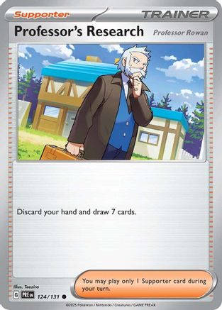 [PKM] Professor's Research (124/131) [Professor Rowan] [Scarlet & Violet: Prismatic Evolutions]