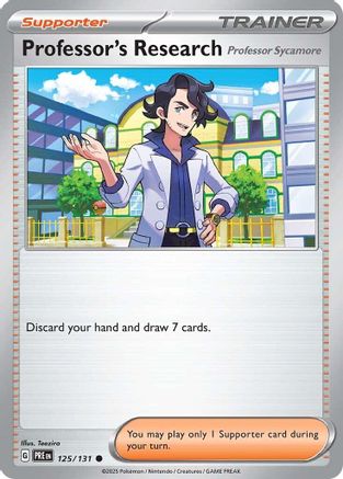 [PKM] Professor's Research (125/131) [Professor Sycamore] [Scarlet & Violet: Prismatic Evolutions]