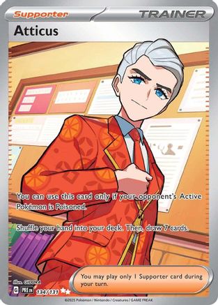 [PKM] Atticus (134/131) [Scarlet & Violet: Prismatic Evolutions]