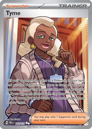 [PKM] Tyme (143/131) [Scarlet & Violet: Prismatic Evolutions]