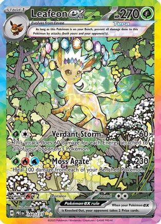 [PKM] Leafeon ex (144/131) [Scarlet & Violet: Prismatic Evolutions]