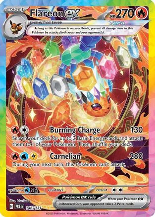 [PKM] Flareon ex (146/131) [Scarlet & Violet: Prismatic Evolutions]