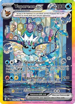[PKM] Vaporeon ex (149/131) [Scarlet & Violet: Prismatic Evolutions]