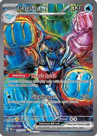 [PKM] Palafin ex (151/131) [Scarlet & Violet: Prismatic Evolutions]