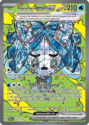 [PKM] Wellspring Mask Ogerpon ex (152/131) [Scarlet & Violet: Prismatic Evolutions]