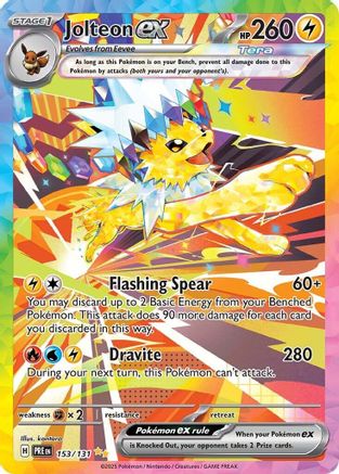 [PKM] Jolteon ex (153/131) [Scarlet & Violet: Prismatic Evolutions]
