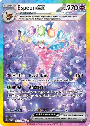 [PKM] Espeon ex (155/131) [Scarlet & Violet: Prismatic Evolutions]