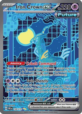 [PKM] Iron Crown ex (158/131) [Scarlet & Violet: Prismatic Evolutions]