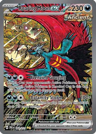 [PKM] Roaring Moon ex (162/131) [Scarlet & Violet: Prismatic Evolutions]