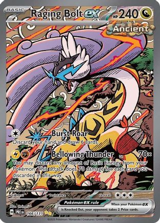 [PKM] Raging Bolt ex (166/131) [Scarlet & Violet: Prismatic Evolutions]