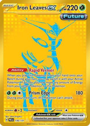 [PKM] Iron Leaves ex (176/131) [Scarlet & Violet: Prismatic Evolutions]