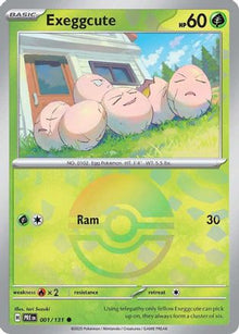 [PKM] Exeggcute (001/131) (Poke Ball Pattern) [Scarlet & Violet: Prismatic Evolutions]