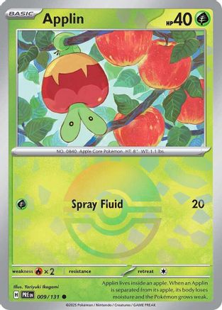 [PKM] Applin (009/131) (Poke Ball Pattern) [Scarlet & Violet: Prismatic Evolutions]