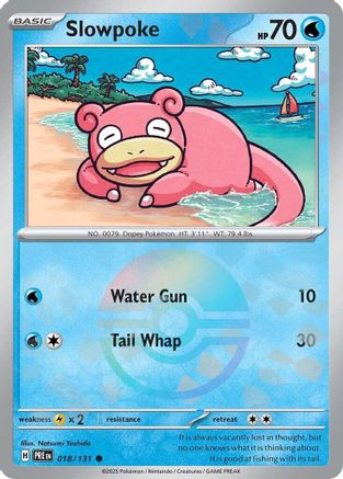 [PKM] Slowpoke (018/131) (Poke Ball Pattern) [Scarlet & Violet: Prismatic Evolutions]