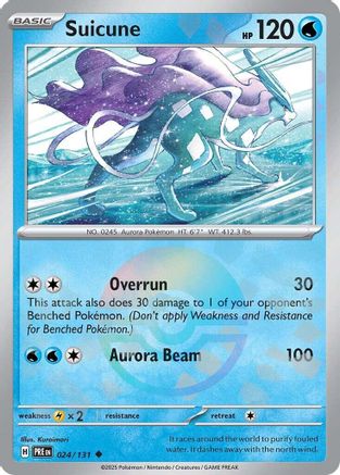[PKM] Suicune (024/131) (Poke Ball Pattern) [Scarlet & Violet: Prismatic Evolutions]