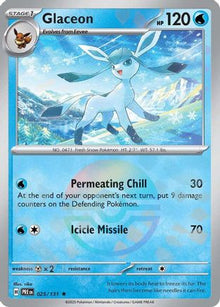 [PKM] Glaceon (025/131) (Poke Ball Pattern) [Scarlet & Violet: Prismatic Evolutions]