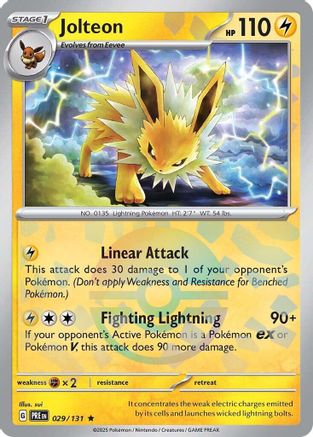 [PKM] Jolteon (029/131) (Poke Ball Pattern) [Scarlet & Violet: Prismatic Evolutions]