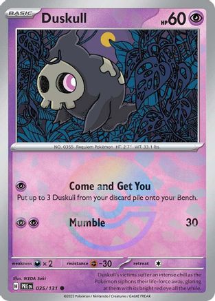 [PKM] Duskull (035/131) (Poke Ball Pattern) [Scarlet & Violet: Prismatic Evolutions]