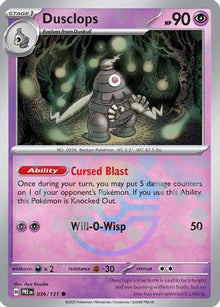 [PKM] Dusclops (036/131) (Poke Ball Pattern) [Scarlet & Violet: Prismatic Evolutions]