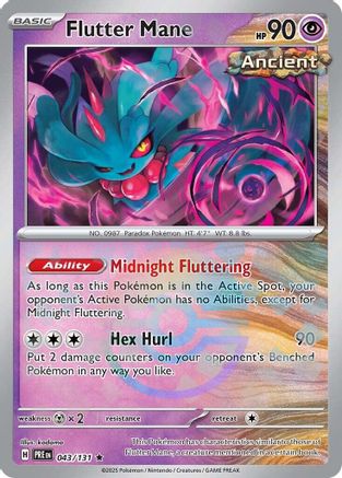 [PKM] Flutter Mane (043/131) (Poke Ball Pattern) [Scarlet & Violet: Prismatic Evolutions]