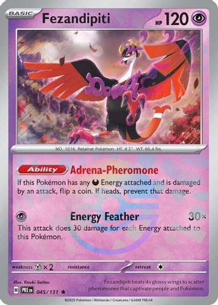 [PKM] Fezandipiti (045/131) (Poke Ball Pattern) [Scarlet & Violet: Prismatic Evolutions]