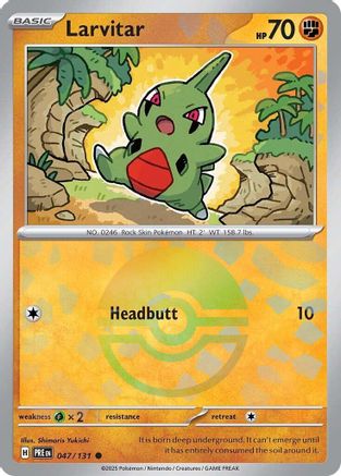 [PKM] Larvitar (047/131) (Poke Ball Pattern) [Scarlet & Violet: Prismatic Evolutions]