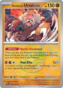 [PKM] Bloodmoon Ursaluna (054/131) (Poke Ball Pattern) [Scarlet & Violet: Prismatic Evolutions]