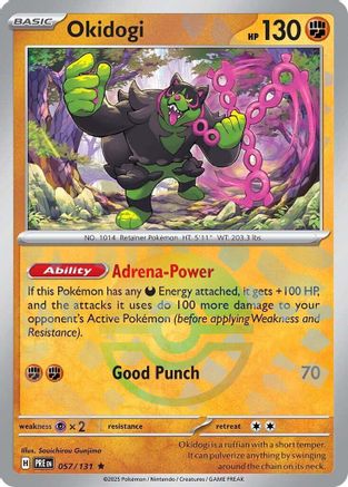 [PKM] Okidogi (057/131) (Poke Ball Pattern) [Scarlet & Violet: Prismatic Evolutions]