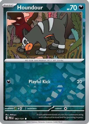 [PKM] Houndour (062/131) (Poke Ball Pattern) [Scarlet & Violet: Prismatic Evolutions]