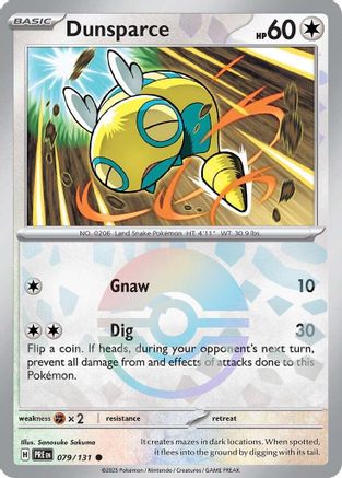 [PKM] Dunsparce (079/131) (Poke Ball Pattern) [Scarlet & Violet: Prismatic Evolutions]