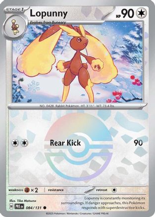 [PKM] Lopunny (084/131) (Poke Ball Pattern) [Scarlet & Violet: Prismatic Evolutions]